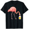 Flamant rose pour amateur de bière - Cadeau amusant pour les amateurs de flamants roses T-Shirt
