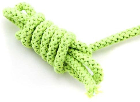 NTS-Nähtechnik 8mm | 5m Kordel | 100% Baumwolle | mit Polyester Kern (hellgrün)