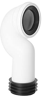 Milano Bathroom Flexible Plastic Close Coupled Toilet WC Swan Neck Connector
