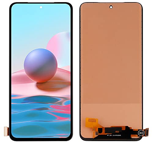 SwarKing TFT compatible con Redmi Note 10 (4G) y Redmi Note 10S LCD pantalla táctil digitalizador (negro, sin marco, piezas de repuesto con herramientas gratuitas)