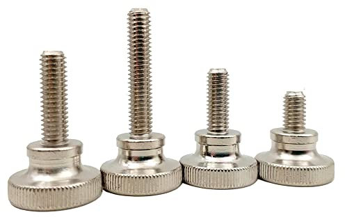 Lot de 20 vis moletées M2 en acier inoxydable (M2 x 3 mm)