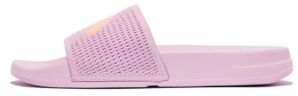 Fitflop Iqushion Freccia Knit Slides, Sandali a Ciabatta Donna, Lilla Selvatico, 42 EU