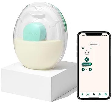 Willow Go - Hands Free Breast Pump - Wearable Breastfeeding Pump - Portable, Electric, Cordless, & 9 Levels of Hospital Grade Suction Strength - Postpartum Essentials - Single Breast Pump