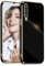 POUHYE Handyhülle für Huawei P30 Hülle Original, Mädchen Galvanisierte Kameraschutz Weich TPU Silikon Schutzhülle Ultra Dünn Case Stoßfeste Hülle für Huawei P30 Schwarz