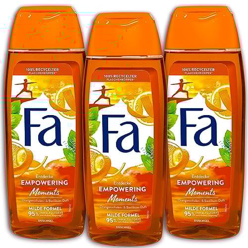 3 er Pack Fa Empowering Moments Duschgel Shower Gel 3 x 250 ml