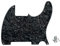 ROZILO Black Pearl 5-Loch-Tele-Rohling-Gitarren-Pickguard Tele-Plektrumschutz Kratzplatte für Fender-Tele-Esquire-Gitarre