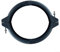 SPORTARC Collier de serrage pour filtre à sable de piscine, pince de filtre à sable, bride de rechange pour valve de 3,8 cm avec écrou et boulon