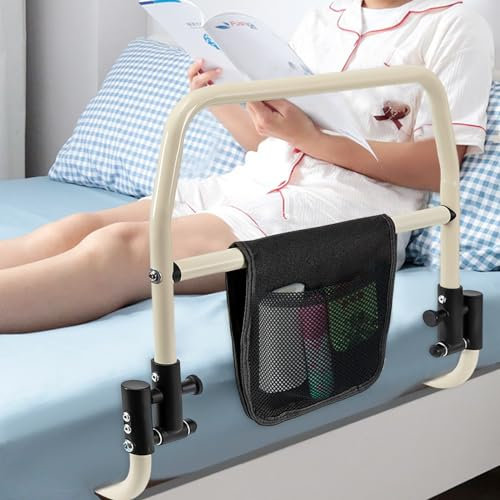 DCSYOG Bettgitter Klappbar für ältere Erwachsene, Safety Bed Rail Sichere Bettgitter, Sicherheit Bettgeländer Für Ältere Schwangere&Behinderte