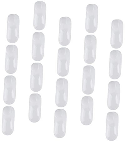 Zerodeko 20 Paar transparenter Schuhspanner Baby Schuhe Schuhregal transparente Socken Schaufenster für Babyschuhe Stiefeletten Vitrinenhalter für Kleinkindsocken Baby füße Booties Steht