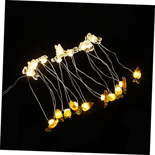 Ciieeo Karottenhäschen-Lampe led ligts led-light für geldgeschenke ostern cute decoration osterdeco osterndeko blitzlicht Feder farbige Lichter Batterie Lichterketten Dekorationen Plastik