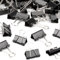 Ziamzra 25Pcs Pince Document 32mm Métal Pinces à Double Clip Noir Trombones Bureau Boîte de Pinces à Papier Clips pour Fournitures Bureau Décoration Photo Murale Lettres Notes(25mm/19mm/15mm)