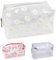 Fashionstationery.com Trousse à crayons tendance pour filles et enfants - Rose transparent - Cœurs arc-en-ciel - Léopard - Trousse de maquillage - Sac de voyage, claire, Trousse à crayons