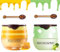 2Pcs Honeybalm Lip Balm Biene Lippenmaske Feuchtigkeitsspendende Tag & Nacht Lippenpflege Bienen Lippenbalsam Honig Lippenmaske Reduzieren Sie Lippenlinien Falten (Honey+Apple)