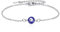VASSAGO Evil Eye Armband für Damen Blau Evil Eye Charm Verstellbarer Link Armbänder aus Edelstahl zierliche türkische Glücks schutz armbänder Schmuck Geschenk für Männer ihr (Silber Evil Eye Armband)