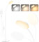 Mojimdo Stehlampe, [3 Farben & 10 Helligkeiten] Schlanke LED Leselampe Stehend, Dimmbar Einstellbare Flexible Stehleuchte für Kinderzimmer, Büro, Wohnzimmer, Ecke Nachttischlampe