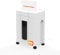 45dB Ultra Quiet Paper Shredder, 15 Sheets Cross Cut Shredders for Home Use UK with 18L Pull-Out Bin & Casters, White Office Shredder for Confidential Documents,Shred Credit Card/Mail/Staple