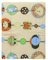 Baby Delux Wickelauflage Wickelunterlage 60x75 cm 75x70 cm weiche Wickeltischauflage Baumwolle wasserdicht waschbar (Zoo beige, 75x70)