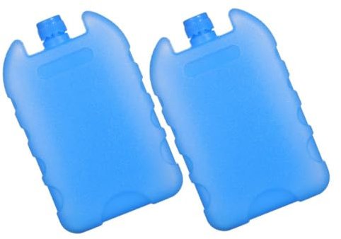 PERSELOSO 2pièces Pack De Glace Réutilisable pour Refroidisseur Boîtes à Glace pour Transport Compatible avec Ventilateurs Climatiseurs Et Glacières