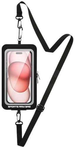 Phone Armband, Running Arm Bands, Waterproof Wrist Bag, Storage Pouch, Adjustable Fit, Exercise, Hiking, Travel Accessories, Fitness Band, Ideal for Smartphones