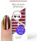 Original Miss Sophie UV Gel-Nagelfolien in Sunset Kiss I Hot Chrome UV Collection I 20 Gel Strips für Finger- & Fußnägel I Stilvolle Fingernägel-Folie mit Chrome-Effekt I Nagellack zum Aufkleben