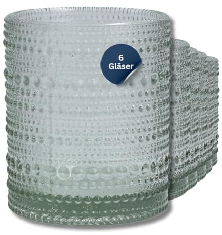 Fortessa Gläser Set Jupiter, 6er-Set,salbeigrün (Sage)