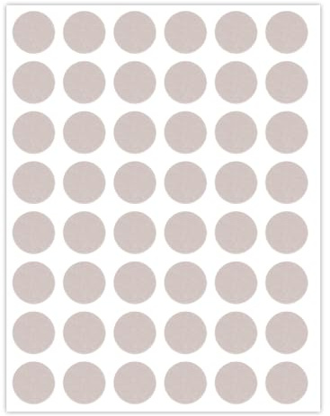 48pcs Felt Pads for Cabinet Door, 1.3cm/1/2in Round Quite Cabinet Pads Bumpers Self Adhesive Sticky Felt Furniture Protector Tools for Furniture Feet Floor Drawers Table Chair Legs Ornaments (Beige)