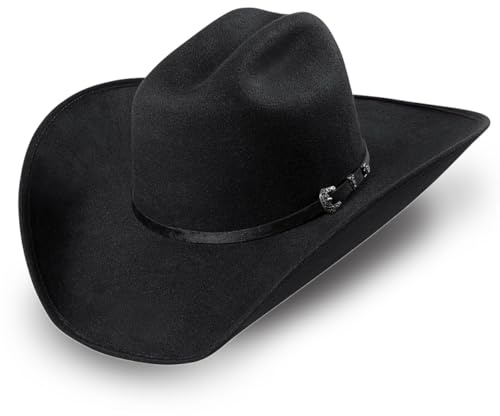 STARS & STRIPES Westernhut »Jasper« – Klassischer Cowboyhut in Schwarz, formstabil & wasserabweisend