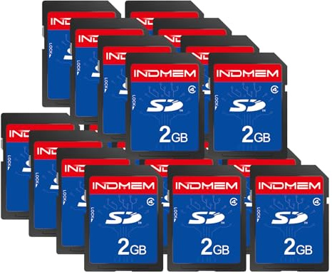 SD-Karte 2 GB, 20 Stück, Klasse 4, MLC-Flash-Speicherkarte, Hochgeschwindigkeits-sichere digitale Karten für Kameras, DSLR, Action-Cams – zuverlässige Speicherung