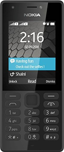 Microsoft Nokia 216 A00027879 Cellulare, 16 MB, Nero [EU], dual SIM