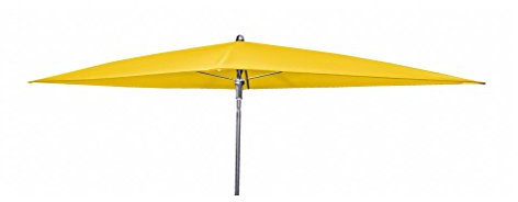 Doppler Absolut wasserdichter Gartenschirm Waterproof 225x120 ohne Volant, UV-Schutz 80, Farbe gelb