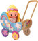 Dida - Puppenwagen Einhorn, Aus Holz Gefertigt, Wagen für Puppen bis 35 cm, Ideal für Rollenspiele, Perfekt für Kinder von 2, 3, 4 Jahren, Kreatives und Pädagogisches Spielzeug