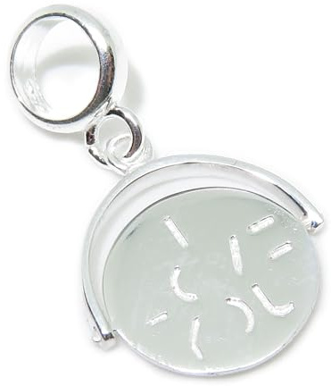 Ich liebe dich Spinner Sterling Silber Bead Charm-Anhänger .925 x 1