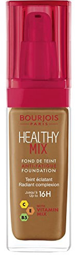 Bourjois Healthy Mix Anti-Fatigue Medium coverage Liquid Foundation 62 Cappucino, 3ml