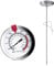 defull 9 Deep Fry Thermometer with Clip Instant Read Dial Thermometer 9 inch Stainless Steel Stem Meat Thermometer Cooking Thermometer for Turkey, BBQ, Grill