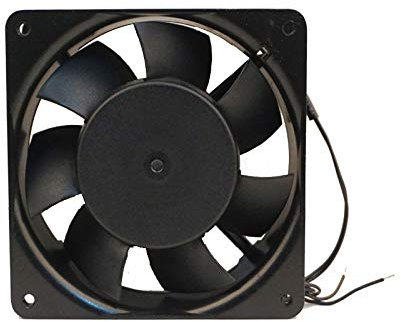 zyvpee® 120 x 120 x 38 mm FP-108-1 S1B U 220-240V 50/60Hz 0.13/0.12A FP-108-1-S1-B Ventilador industrial de 2 cables FP-108-1-S1-BU