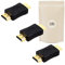 Adaptout X3 Coupleur HDMI Male vers HDMI Male Connecteur Plaqué Or Full HD TV 1080P 4K 2K 3D PC Marque Française
