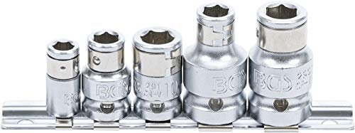 BGS 70103 | Bit-Adapter-Satz mit Haltekugel | 6,3 mm (1/4) / 10 mm (3/8) / 12,5 mm (1/2) | 5-tlg.