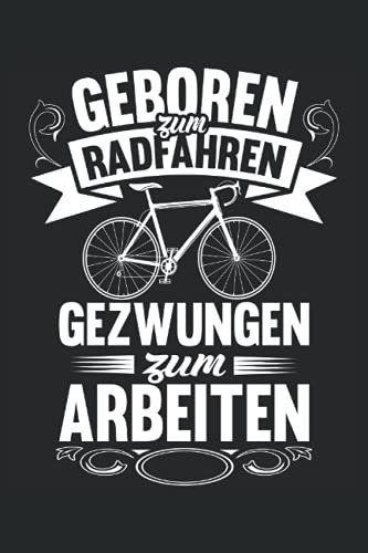 Lustiges Radfahrer Notizbuch (liniert) Fahrrad Radsport