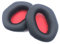 GLASSNOBLE Foam Ear Pads,Foam Ear Pads Pillow Cushion For V-Moda Xs Crossfade M-100 Lp2 Lp Dj Headphones Black Red Net