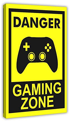 FUKITT Gaming Zone Poster Art Cover 11 Canvas Poster Bedroom Decor Sports Landscape Office Room Decor Gift Frame-style 20x30inch(50x75cm)