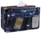 YUEMING Bedruckter Einsatz Handtaschen Organiser, Kosmetikorganizer 13 Taschen Erweiterbares Futter Tasche Reißverschluss Tragetasche Organizer Wickeltasche Einsatz mit Griff 28 x18x10cm