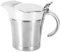 ANKROYU 750ml Salsiera, Acciaio Inossidabile Doppia Parete Isolata Salsiera Salsiera Doppia Parete Salsa Bistecca con Coperchio Pentola Doppia Parete Isolata Termo Barattolo Adatto Per Cucina Ristoran