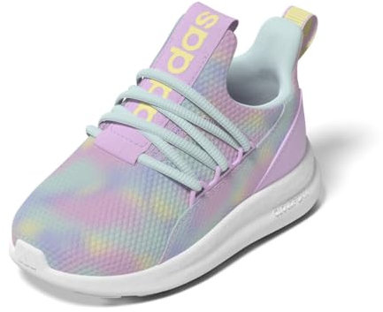 adidas Lite Racer Adapt 7.0 Kinder Sneaker, Bliss Halo Flieder, Minzgrün, Pudergelb, 5.5 Big Kid