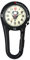 JewelryWe Karabineruhr Totenkopf Uhr mit Karabiner: Halloween Gothic Schädel mit Schlamm Leuchtendes Gesicht Taschenuhr Analog Quarz Clip On Uhr für Ärzte Krankenschwestern Sanitäter Köche