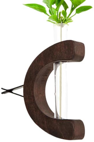 Clips De Ventilation De Voiture - Tube En Verre Pour Vase À Fleurs, Miini Car Vase Air Vent | Désodorisant En Bois D'ornement Intérieur De Charme D'automobile Créatif, Clips De Désodorisant En Bois De