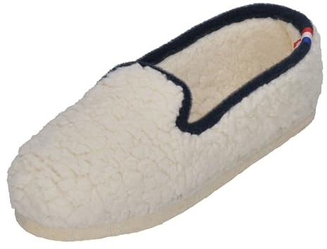 Espadrij L'ORIGINALE Damen Hausschuhe TRADITIONALE ELLE TEDDY nature