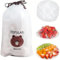 ZEPIQOR 100 Piezas bolsas plastico, Bolsas de Conservación Fresca, Cubiertas Almacenamiento Elásticas Reutilizables Bolsas de Alimentos Frescos Elásticas, para la Protección de la Frescura Vegetal