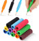 Gjinxi Schreibhilfe für Stift Kinder, 50 Stück Silikon Stifthalter Kinder Hilfe Schreibhilfe Stifthaltung Ergonomische Stifte Bleistift Griffe Griffhalter für Linkshände oder Rechtshänder Kinder