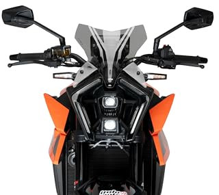 Puig 21995H New Generation Sport Verkleidungsscheibe für KTM 990 Duke 2024 – Aerodynamik und Racing-Design, Getönt