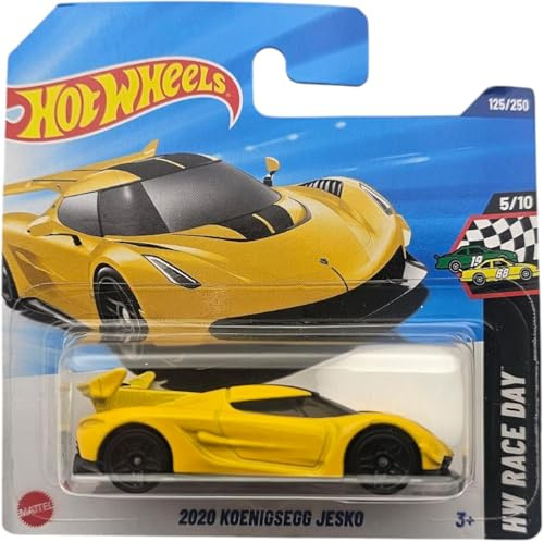 Hot Wheels - 2020 Koenigsegg Jesko - HW Race Day 5/10 - HYY66 - Short Card - gelb - Mattel 2025-1:64